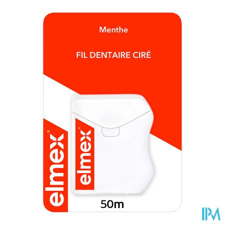 vignette ELMEX FIL DENTAIRE MENTHE CIRE 50M