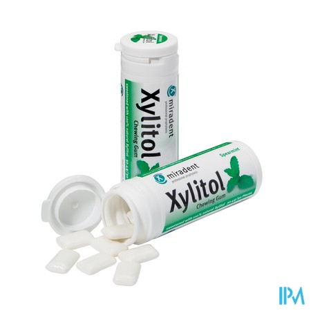 vignette MIRADENT XYLITOL GUM MENTHE VERT30