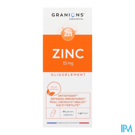 vignette GRANIONS ZINC GELUL 60