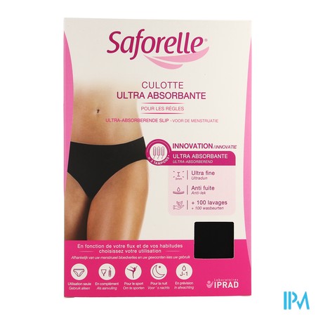 vignette SAFORELLE CULOT PR REGLES ABSORB NOI M 1