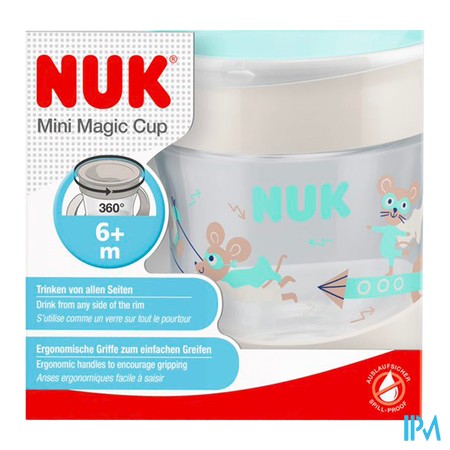 vignette NUK MINI MAGIC CUP TASSE +6M MIXTE