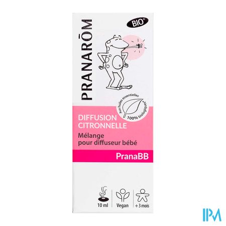 vignette PRANAROM DIFFUSION CITRONNELLE 10ML