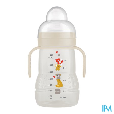 vignette MAM BIB TRANS UNI BEC SILIC 220ML