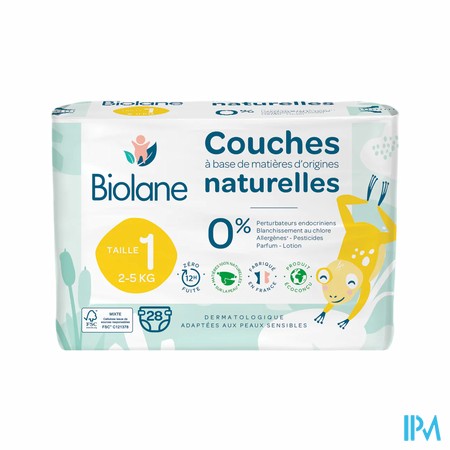 vignette BIOLANE COUCHES ECOLOGIQUES T1 X28