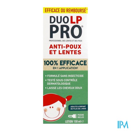 produit DUO LP-PRO LOTION A/POUX 150ML