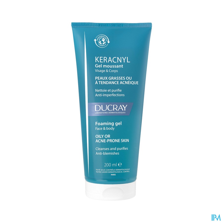 vignette DUCRAY KERACNYL GEL MOUS TB200ML1