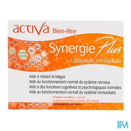 vignette ACTIVA BIEN ETRE SYNERGIE PLUS GELU BT30