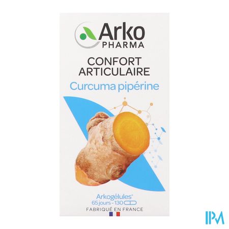 produit ARKOG CURCUMA+PIPERINE BIO 130GELU