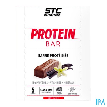 produit STC NUT PROT BAR 5 BARRES VANILLE