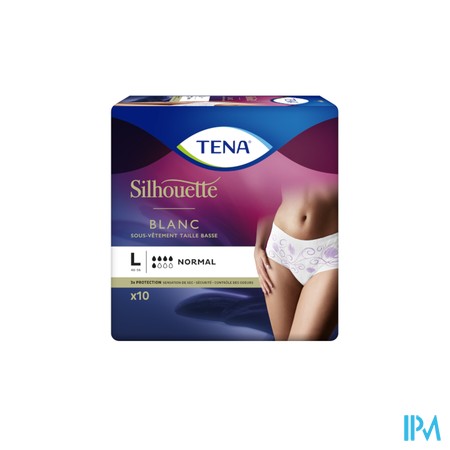 produit TENA SILHOUETTE NORM LARG 10