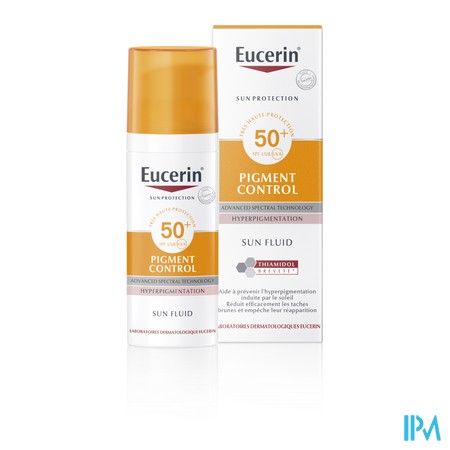 produit EUCERIN SUN PIGMENT CONTROL  50+ 50ML