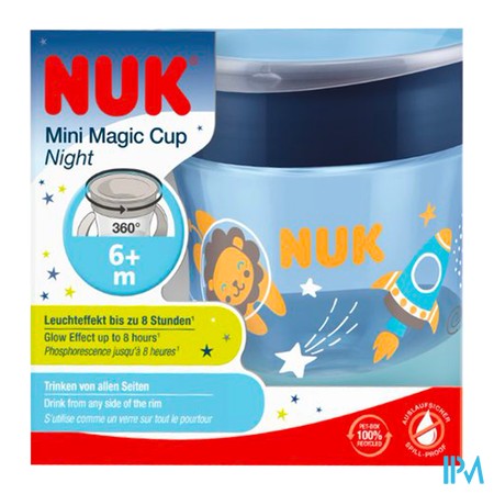 vignette NUK MINI MAGIC CUP NUIT BLEU