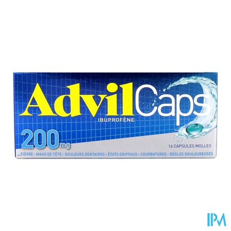 produit ADVILCAPS 200MG CAPS      BT16