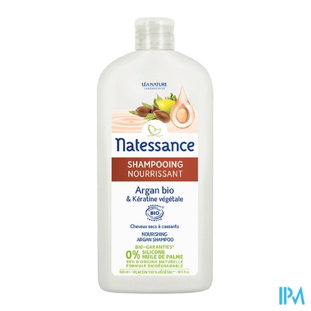 vignette NATESSANCE A-SHP ARGAN &amp; KERATINE 500ML