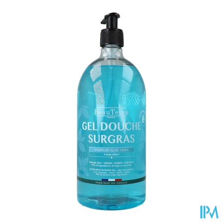 vignette BEAUTERRA GEL DCHE SURGRAS ALOE VERA 1L