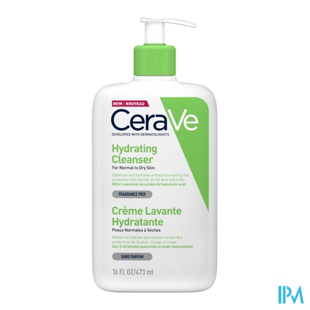 vignette CERAVE CR LAVANTE HYDRATANTE 473ML