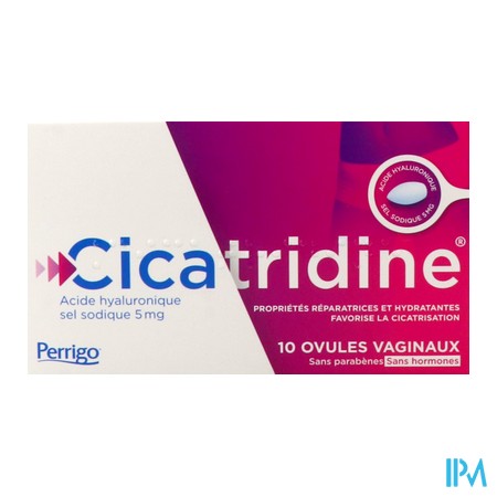 vignette CICATRIDINE OVULE VAGINAL 10