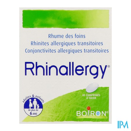 produit BOIRON RHINALLERGY CPR BT 40