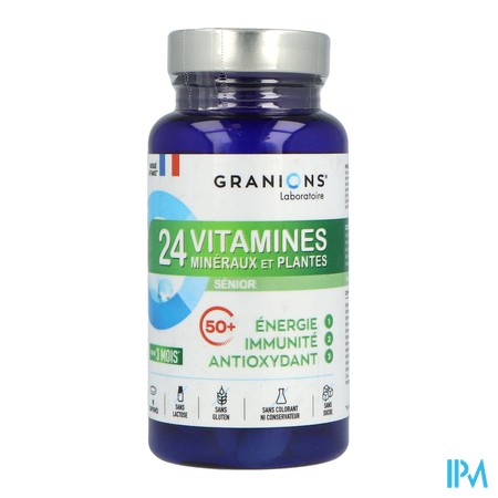 vignette GRANIONS 24 VITAMINES SENIOR CPR90