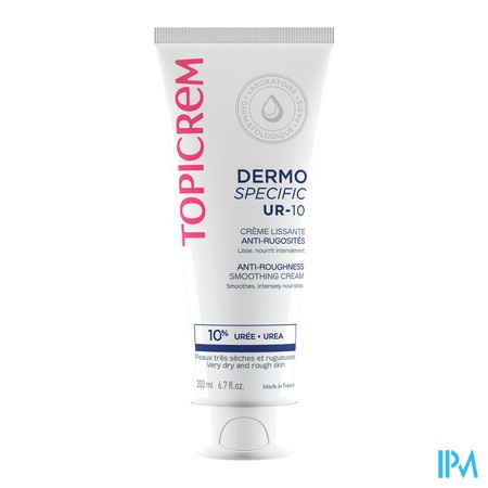 vignette TOPICREM UR10 CR LISS A/RUGO 200ML
