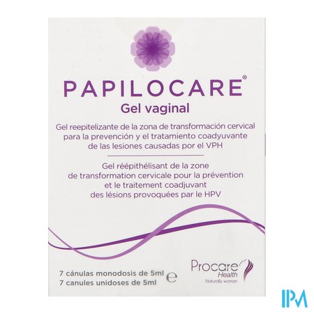 vignette PAPILOCARE GEL VAGINAL DOSE 5ML 7