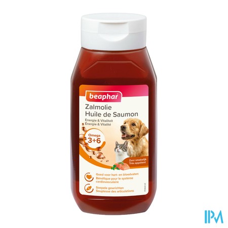 produit BEAPHAR HLE SAUMON CHIENS & CHATS 430ML
