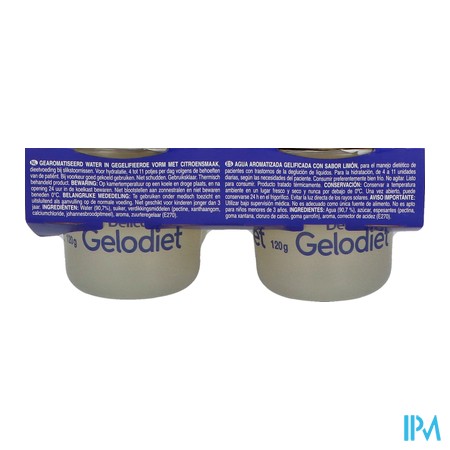vignette DELICAL GELODIET EAU GEL CITR120X4