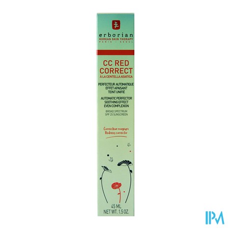 produit ERBORIAN CC RED CORRECT 45ML