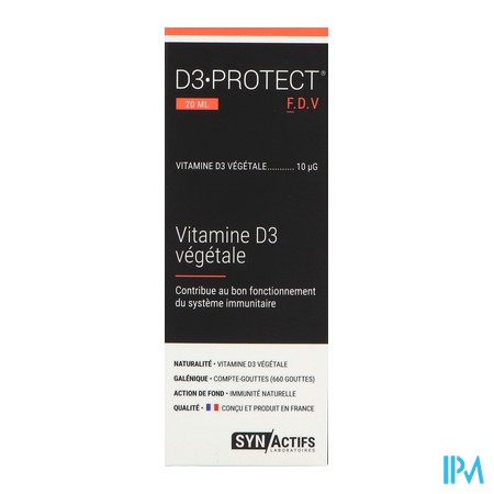 vignette SYNACTIFS D3 PROTECT 20ML