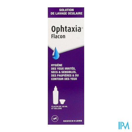 vignette OPHTAXIA SOL OCULAIRE FLACON 100ML