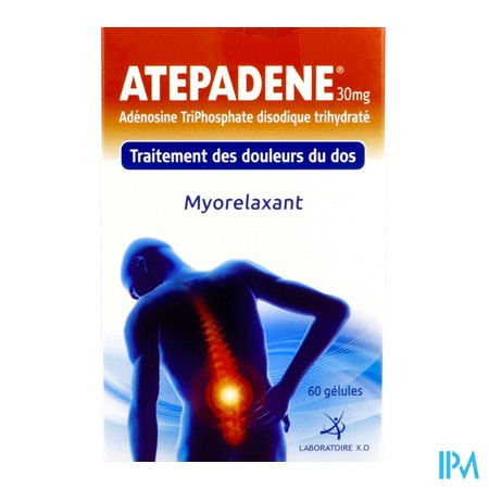vignette ATEPADENE 30MG TUBE GELULE 60