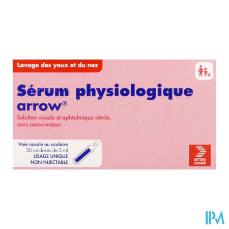 produit SERUM PHYSIO ARRO 5ML UNID 30