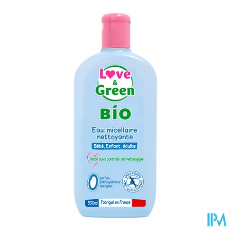 vignette LOVE &amp; GREEN EAU NETTOYANTE BIO 500ML
