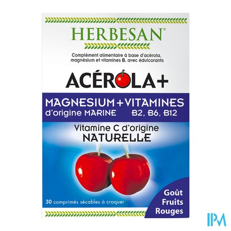 vignette HERBESAN ACEROLA+MAGNES+VITB CPR30