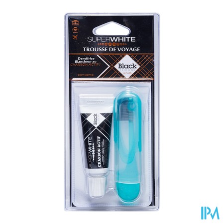 vignette SUPERWHITE TROUSSE VOYAGE BLACK ED