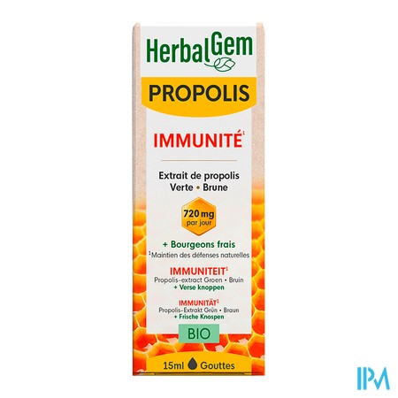 vignette HERBALGEM PROPOLIS BIO GTTE 15ML