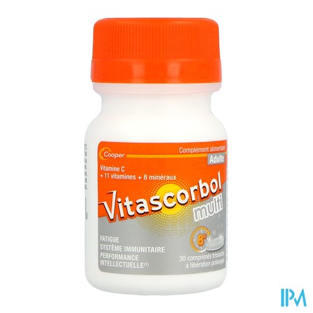 vignette VITASCORBOL MULTI ADULTE 30CPR