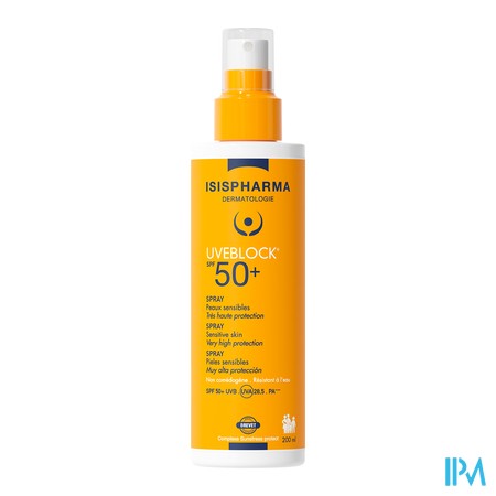 produit UVEBLOCK SPR TRES HAUTE PROTECTION 200 ML