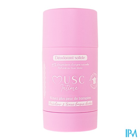 vignette MUSC INTIME DEO SOLIDE MUSC BLANC 50G