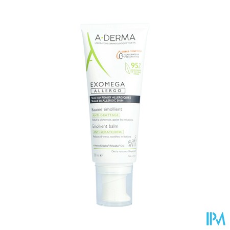 produit A-DERMA EXOMEGA ALLERGO BAUME 200ML