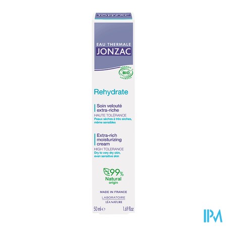 produit JONZAC SOIN VELOUTE EXTRA-RICHE TB50ML