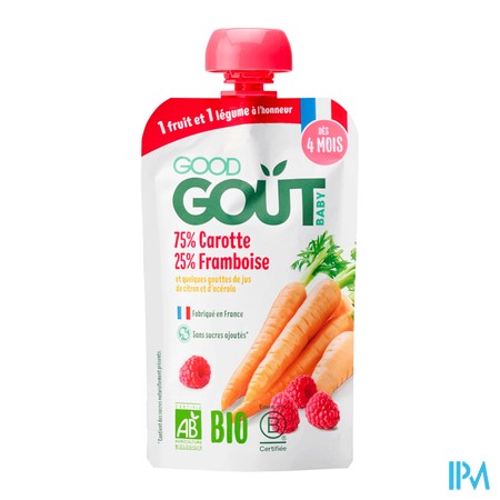 vignette GOOD GOUT CAROTTE FRAMBOISE 120G