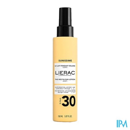 vignette LIERAC SUNISSIME LAIT CORPS SPF30 150ML