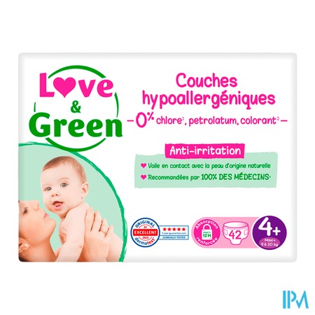 vignette LOVE &amp; GREEN COUCHES HYPOALLERG T4+ X42