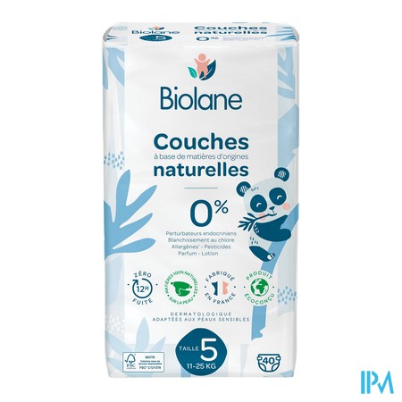 vignette BIOLANE COUCHES ECOLOGIQUES T5 X40