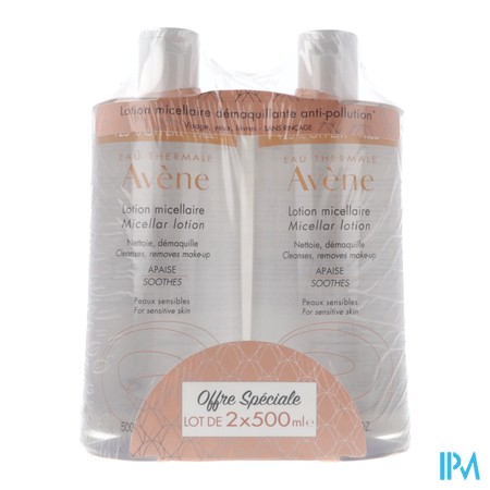 vignette AVENE LOTION MICELLAIRE 2X500 ML