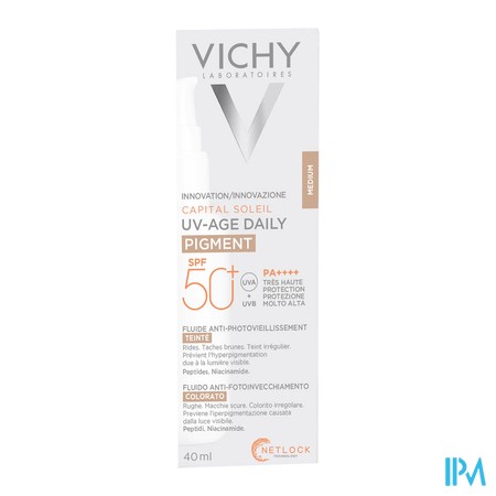 produit VICHY UV-AGE DAILY PI TEI MED SPF50+ 40ML