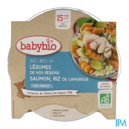 vignette BABYBIO ASS LEG/SAUMON 260G