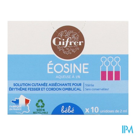 vignette EOSINE GIFRER UNIDOS 2ML BTE 10