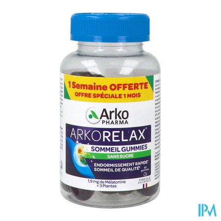 vignette ARKORELAX SOMMEIL GUMMIES X60